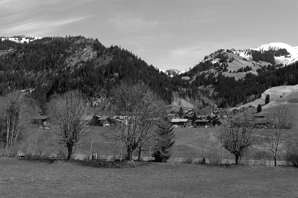 Landschaft aus dem Zug