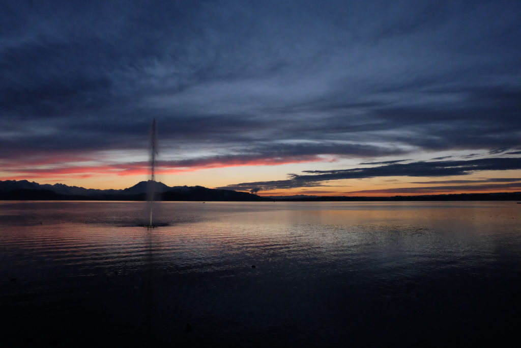 Sonnenuntergang Kanton Zug