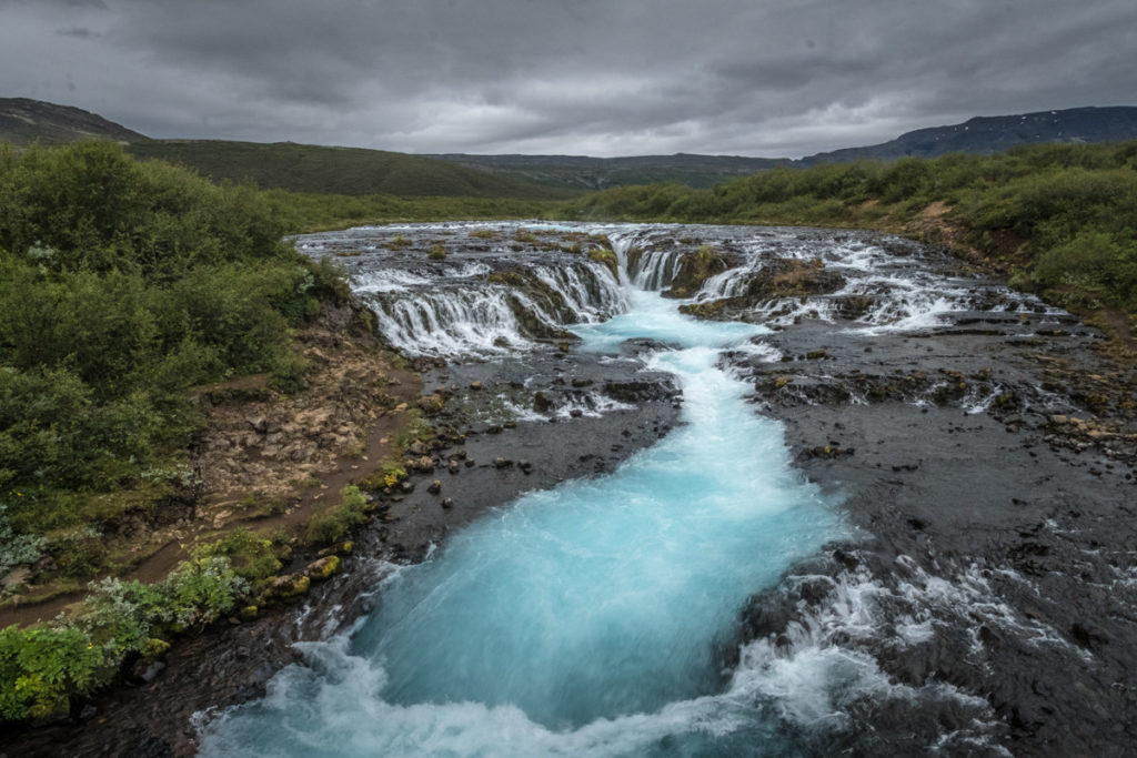Bruarfoss Waterfall Iceland