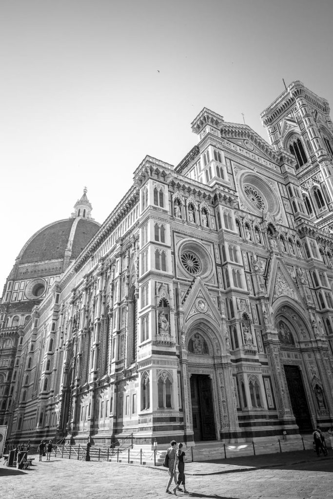 Florenz Kathedrale schwarzweiss