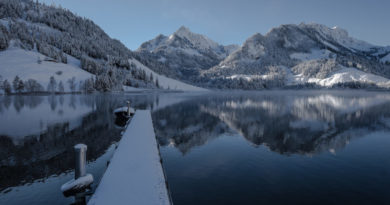 Morgenspaziergang am Schwarzsee Morgenspaziergang am Schwarzsee