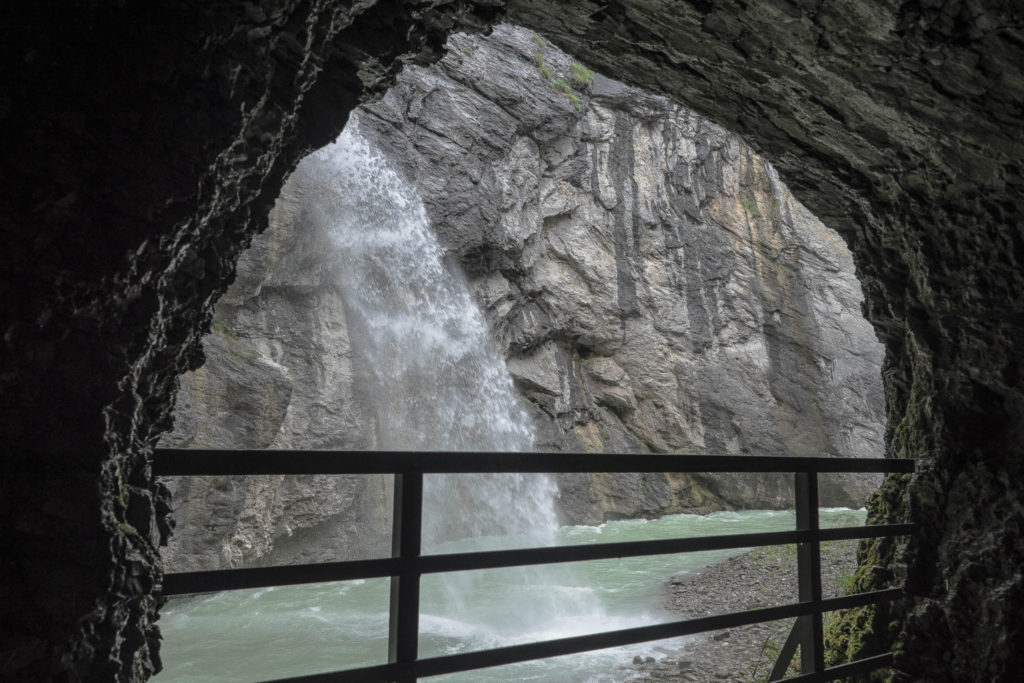 In der Aareschlucht im Berner Oberland