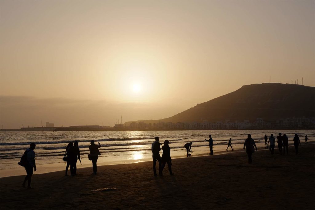 Sunset in Agadir