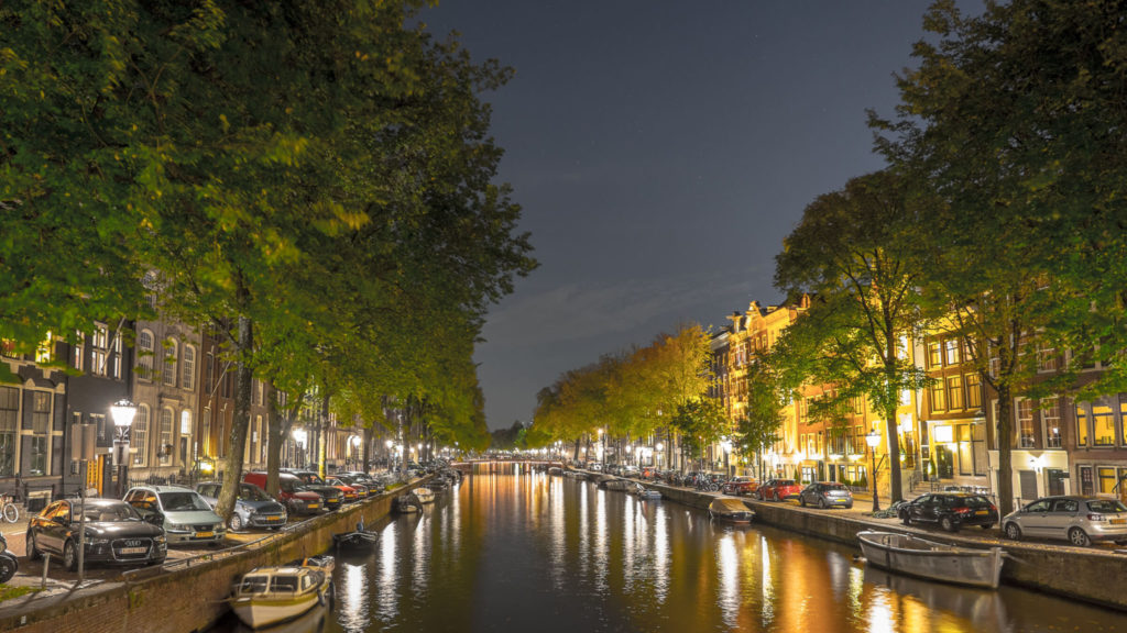 Amsterdams Grachten by night