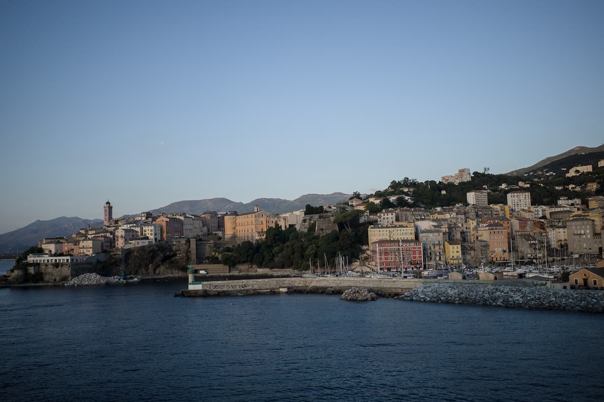 Ankunft in Bastia mit der Fähre