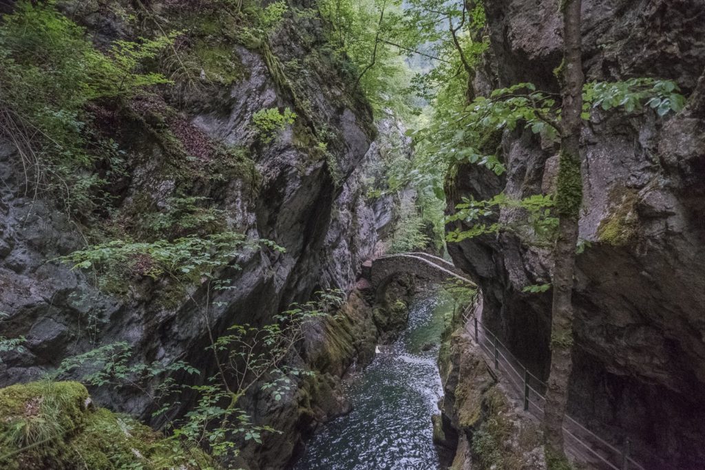 Areuse Schlucht Steinbrücke