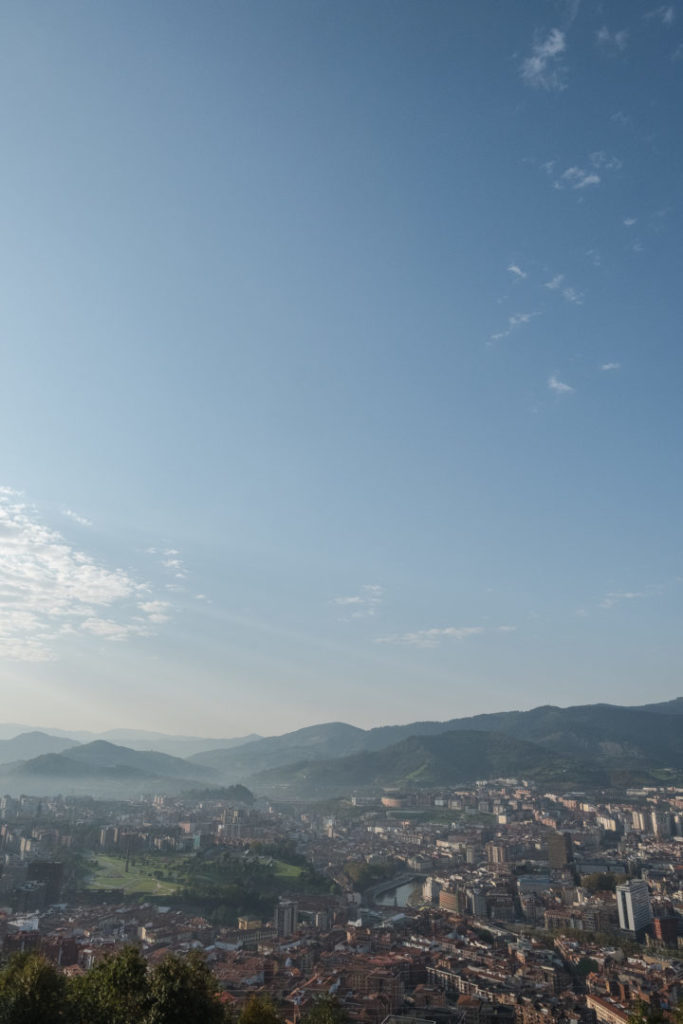 Sicht auf Bilbao