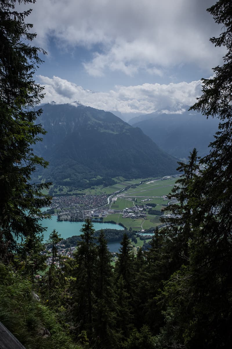 Ausblick ueber Interlaken