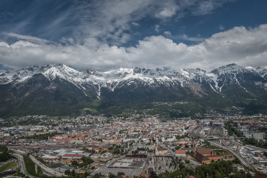 aussicht bergisel skisprungschanze