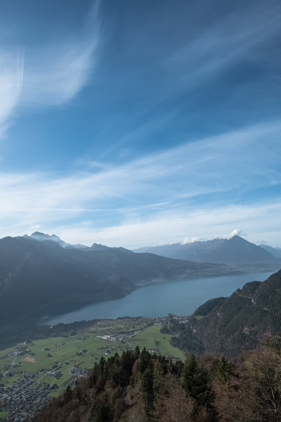 Aussicht auf den Thunersee von Wannik