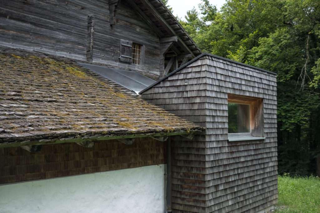 Neuer Anbau am Bauernhaus