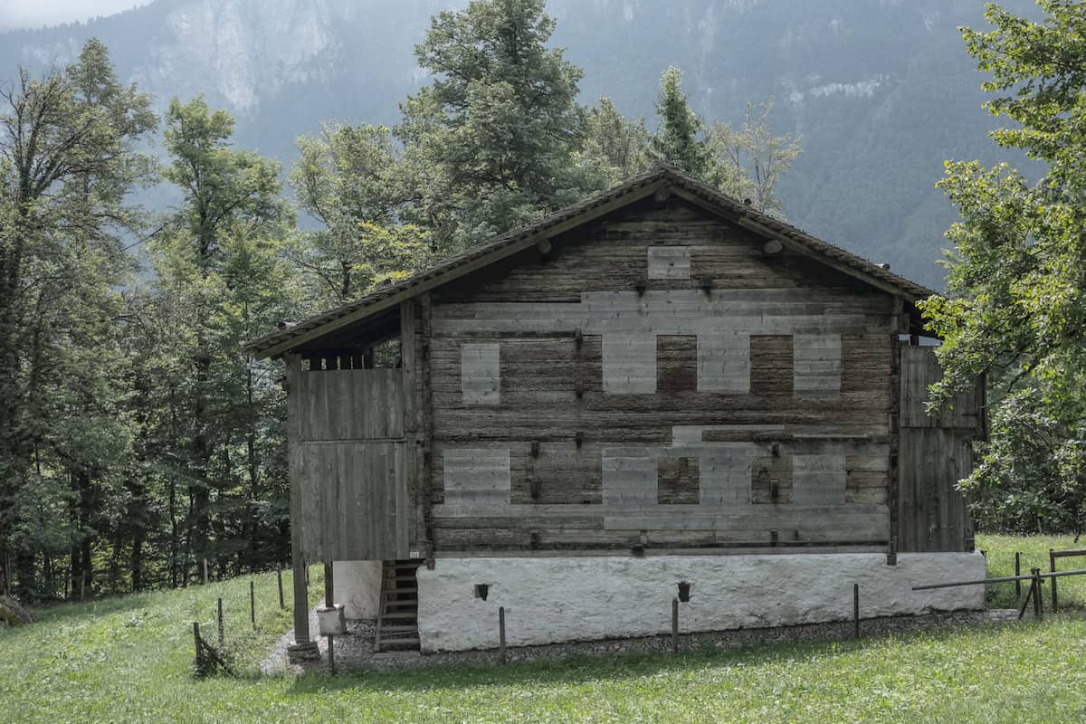 Ältestes Haus im Freilichtmuseum Ballenberg