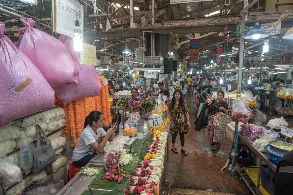 Bangkok Blumen Markt