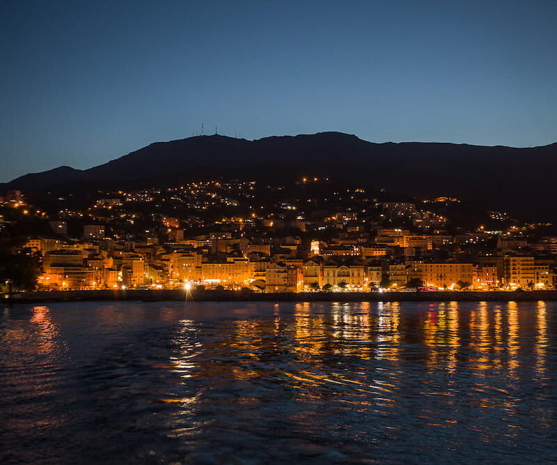 Bastia by night