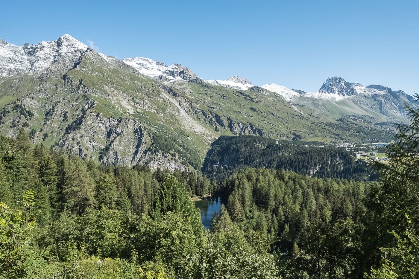 Bergwelt oberhalb von Maloja