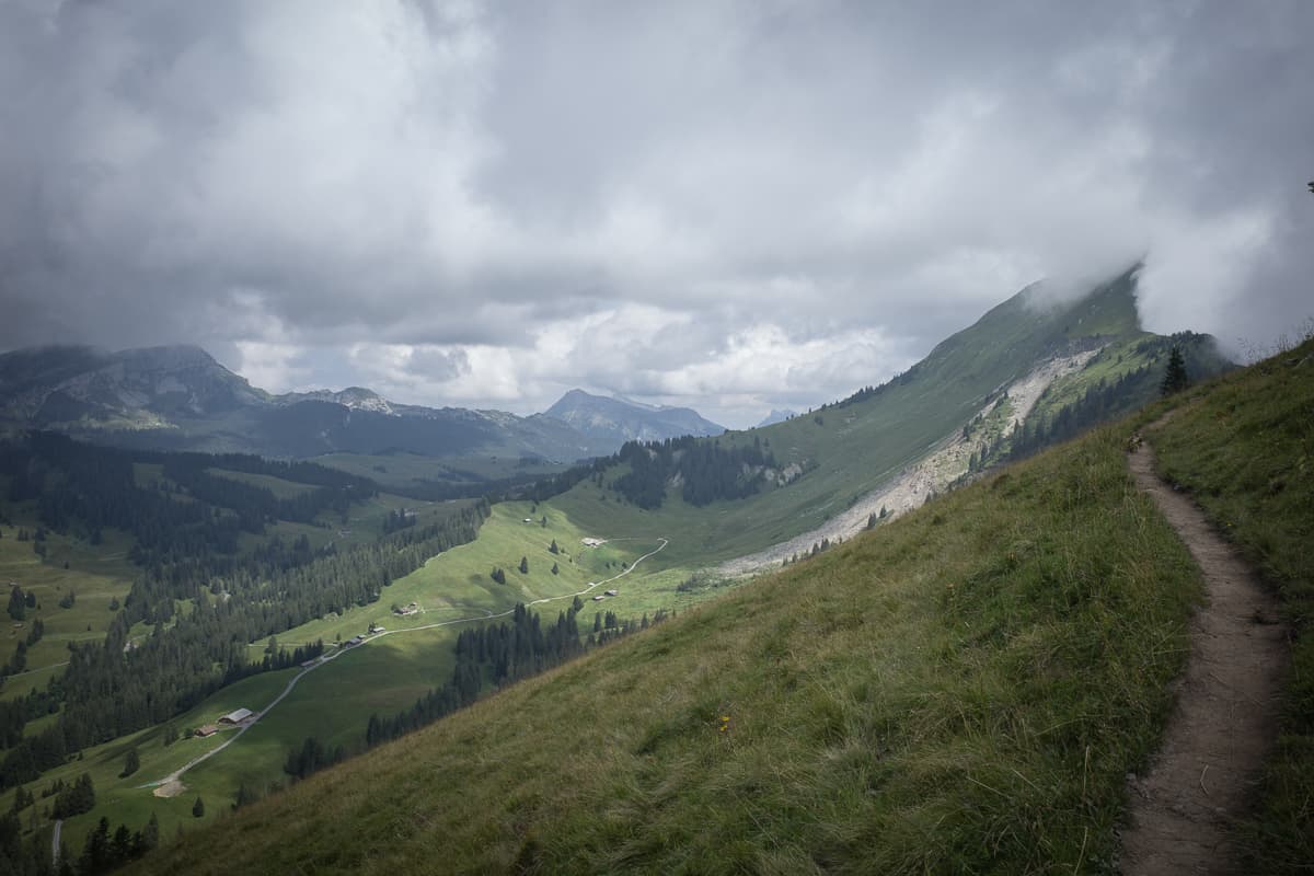Blick auf die Schrattenfluh