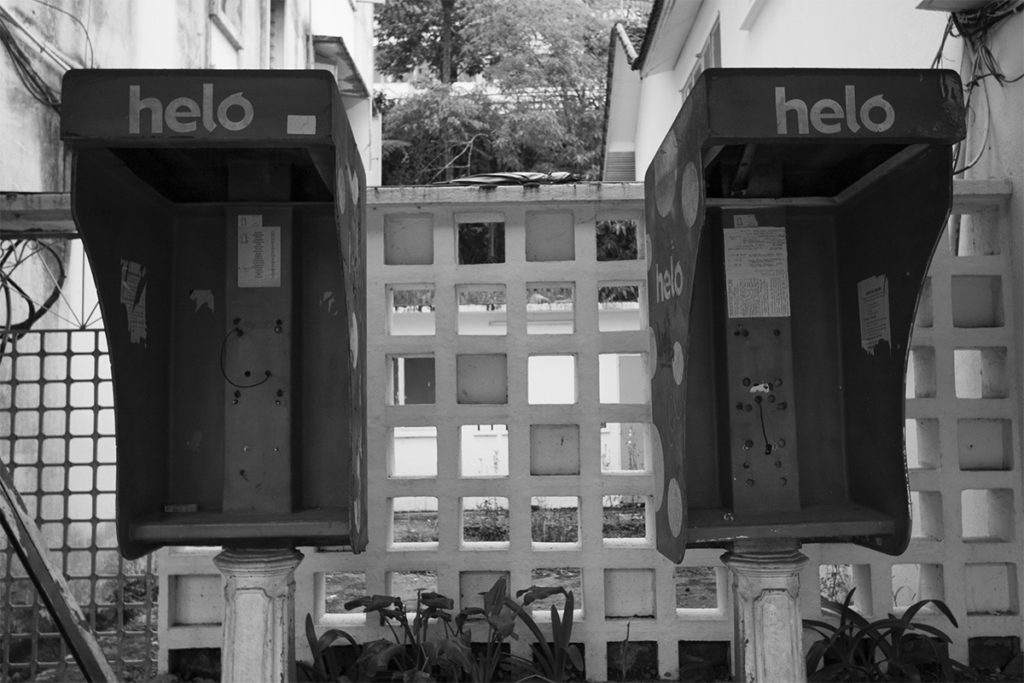 Helo Telefonkabinen ohne Telefon