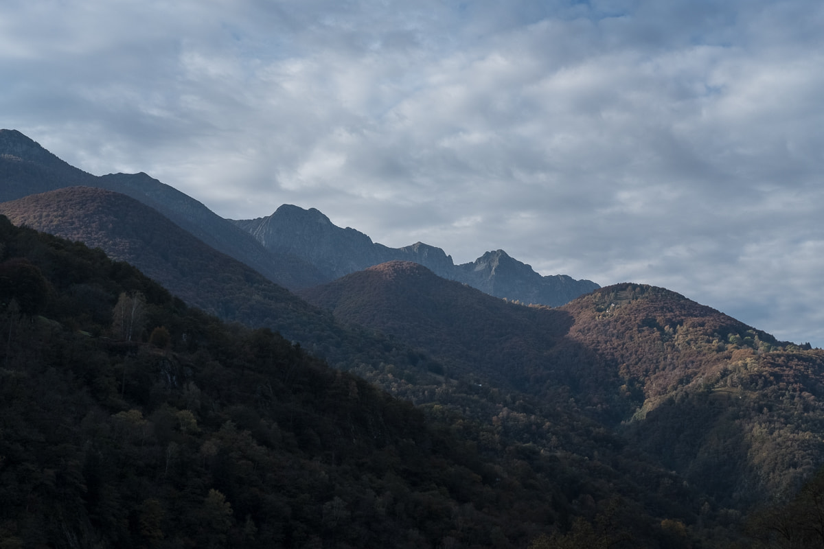 Morgenstimmung über das Centovalli