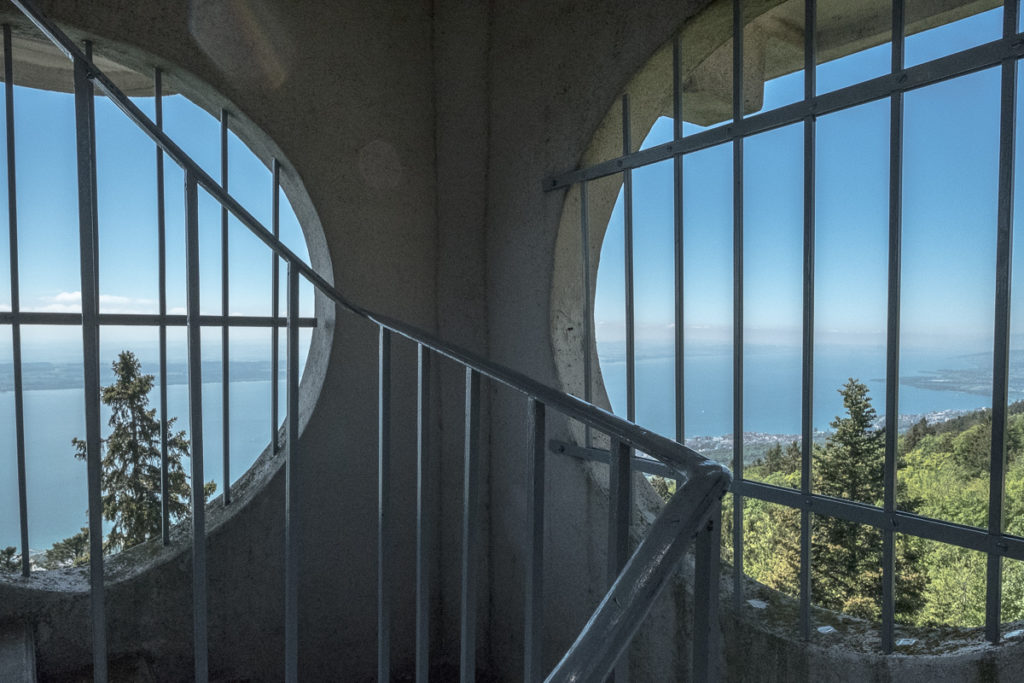 Im Aussichtsturm vom Chaumont