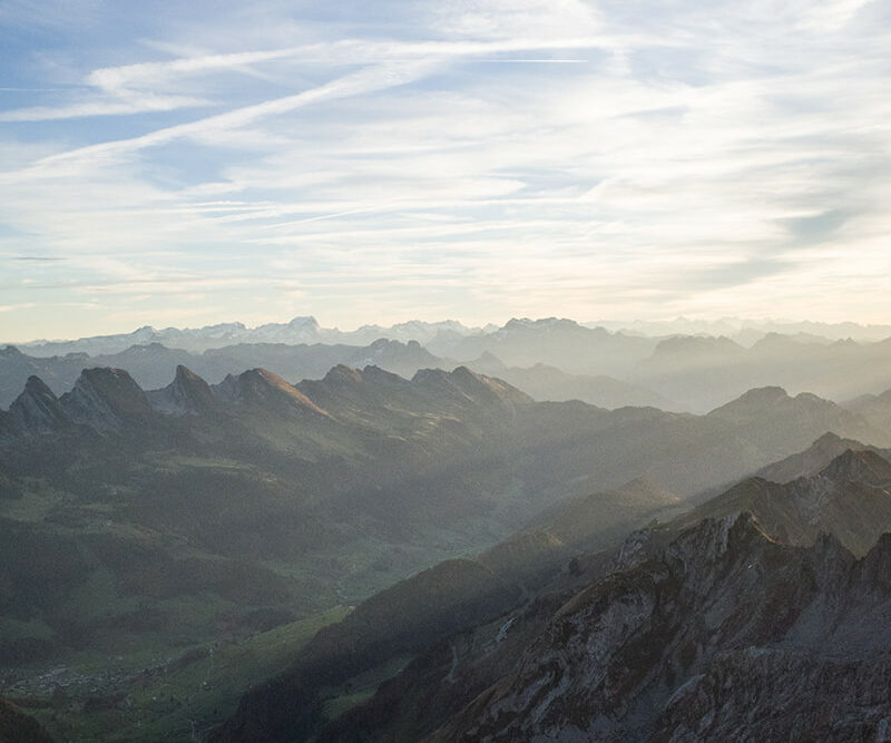 Churfirsten Aussicht