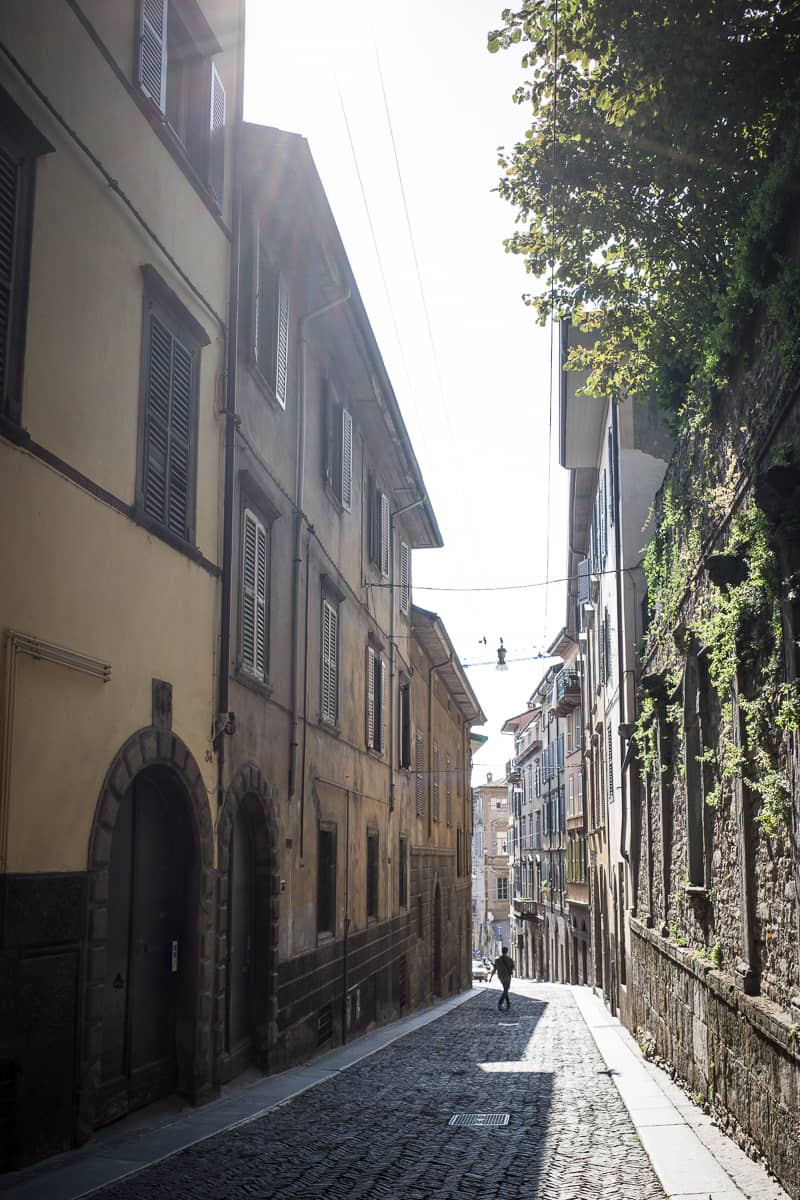 Citta Alta Bergamo und seine Gassen