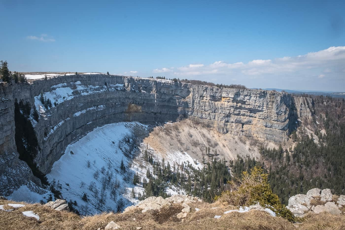 Creux du Van Ausblick