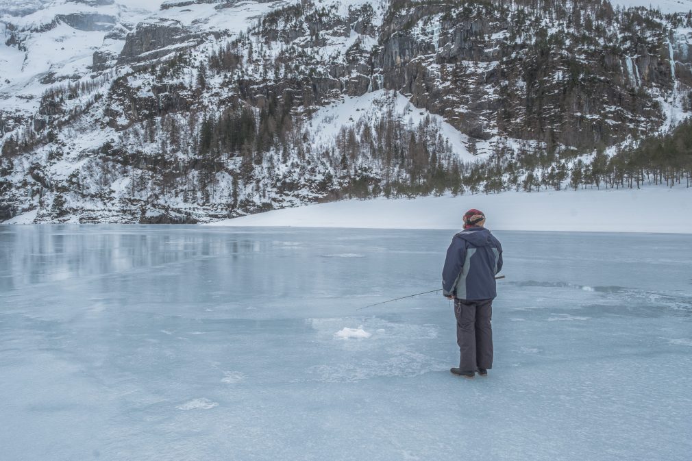 Eisfischen Oeschinensee