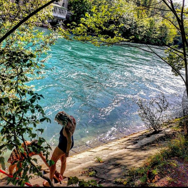 aare schwimmen bern