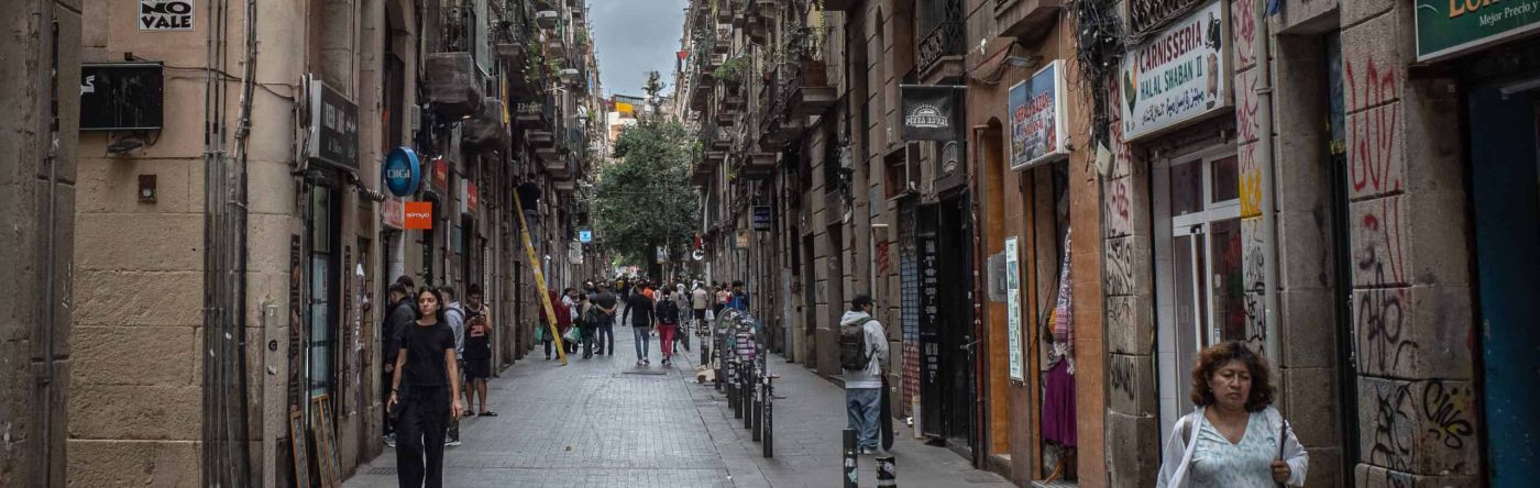 In den Gassen von Barcelona