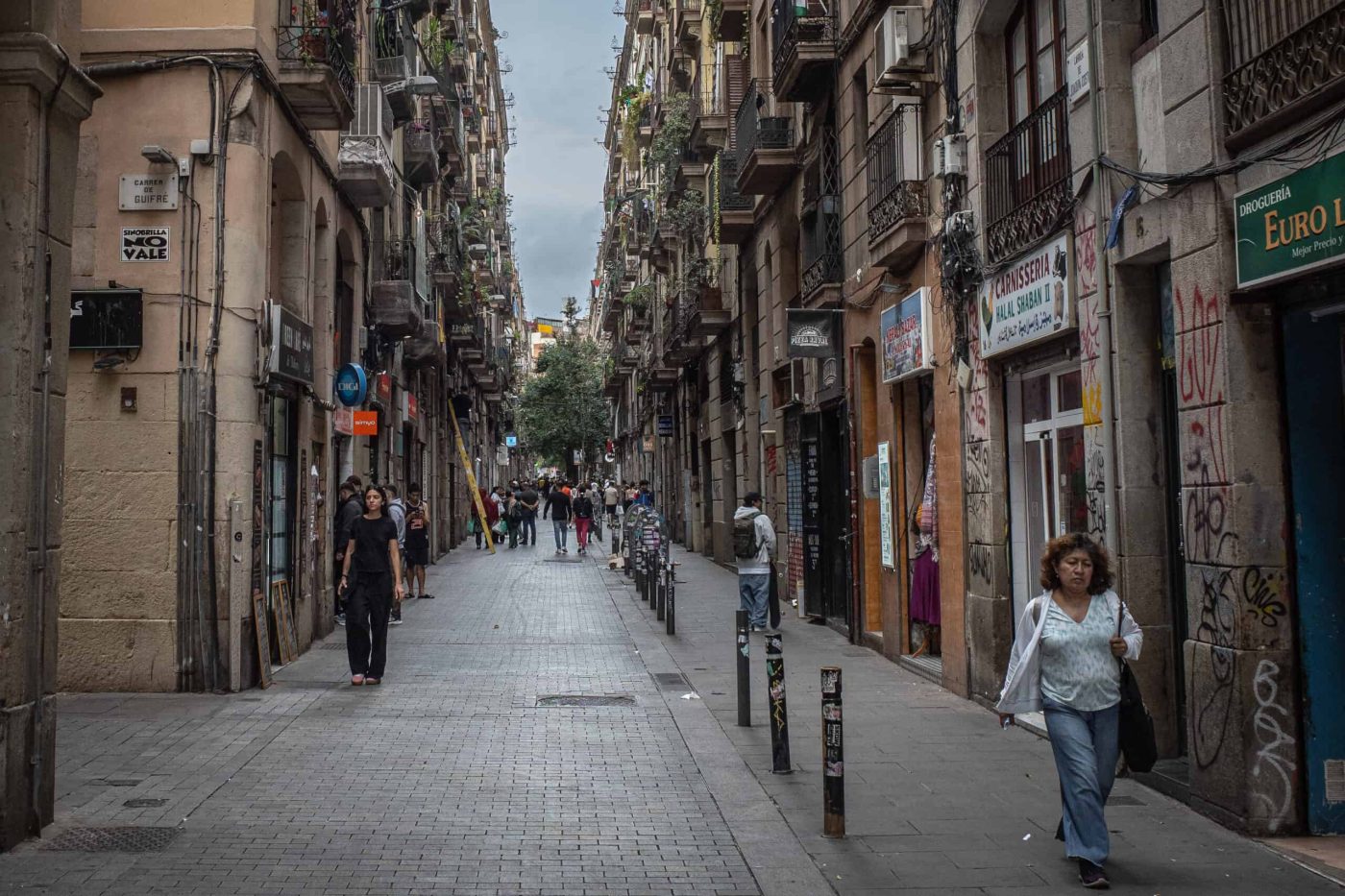 In den Gassen von Barcelona