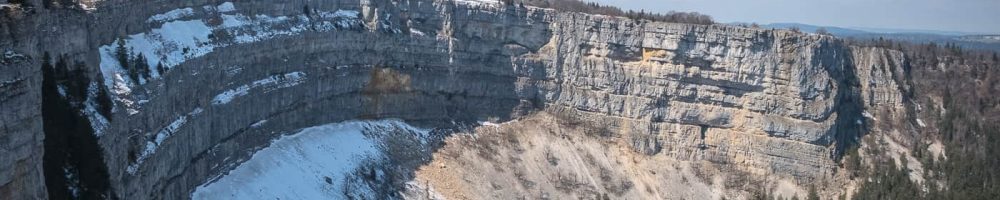 Creux du Van Ausblick