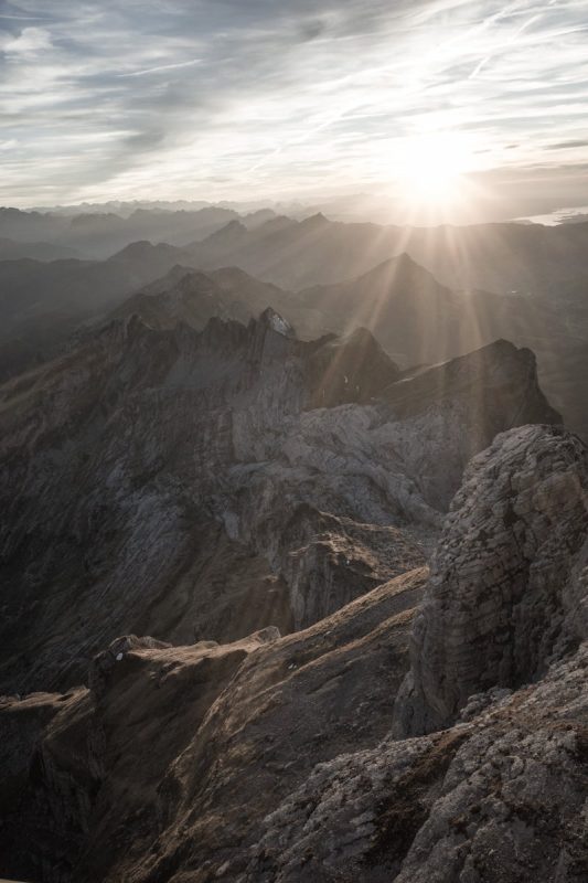 Säntis Sonnenuntergang