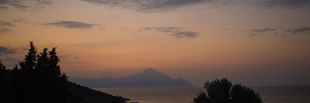 Sonnenaufgang Mount Athos