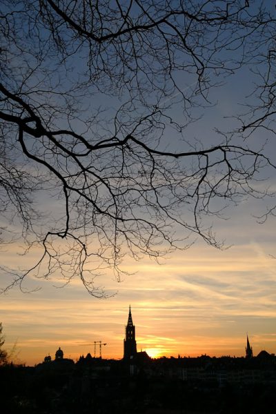 Sonnenuntergang Bern Muristalden