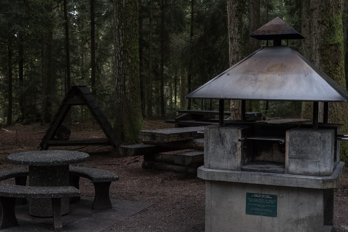 Feuerstelle Chuderhüsi Aussichtsturm