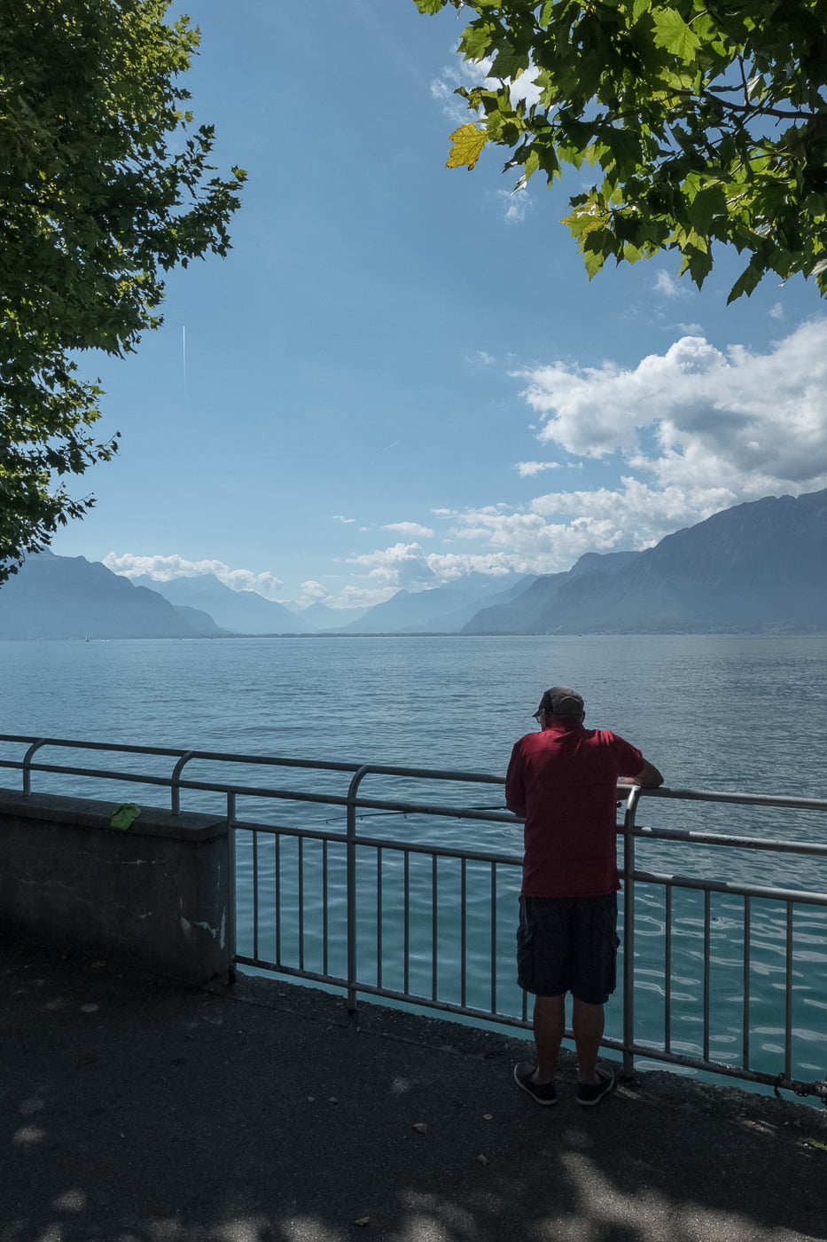 Fischer am Genfersee