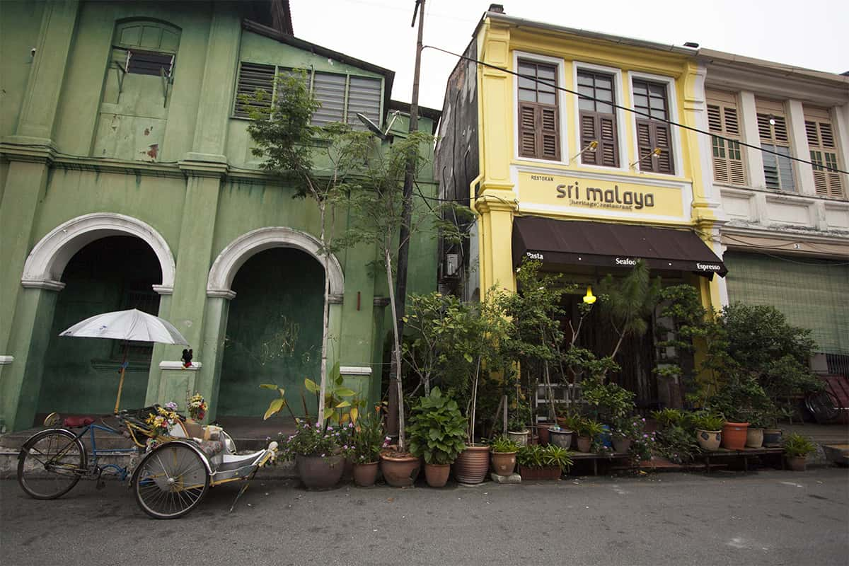 Schöne Gassen von Georgetown Malaysia