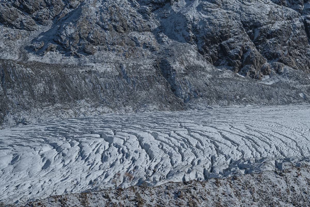 gletscher mortaretsch eisstruktur