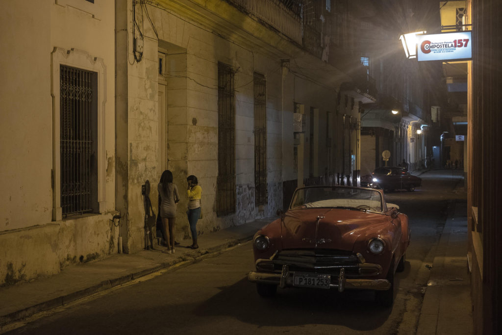 Havanna Oldtimer by night