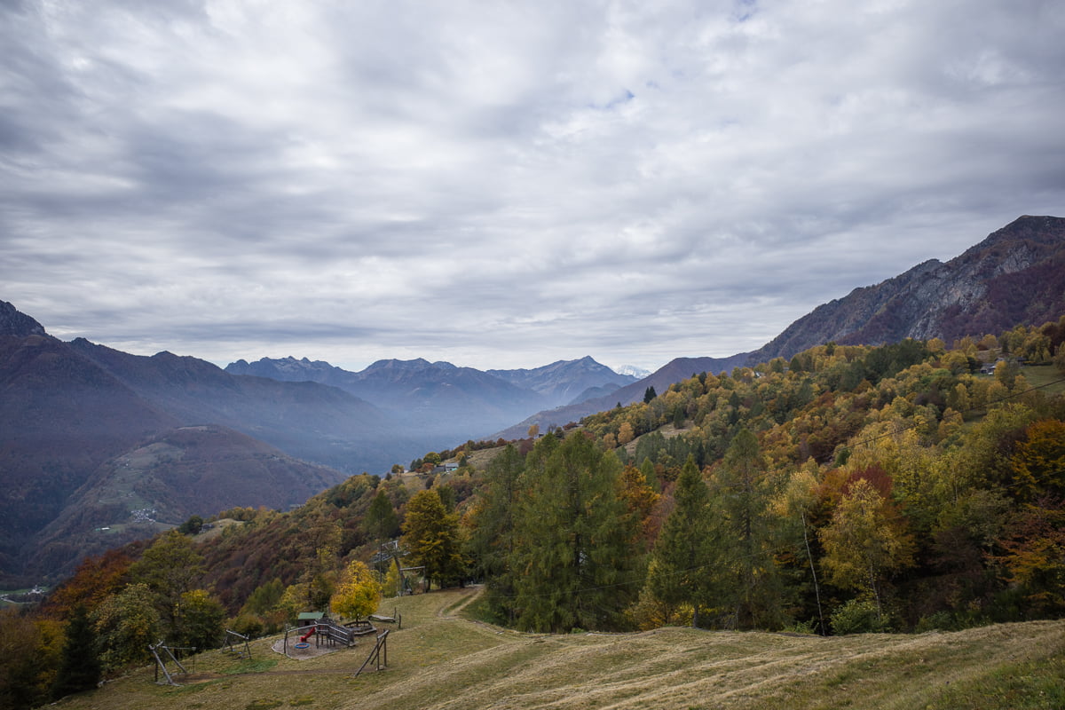 Herbststimmung beim Spielplatz beim Monte Comino