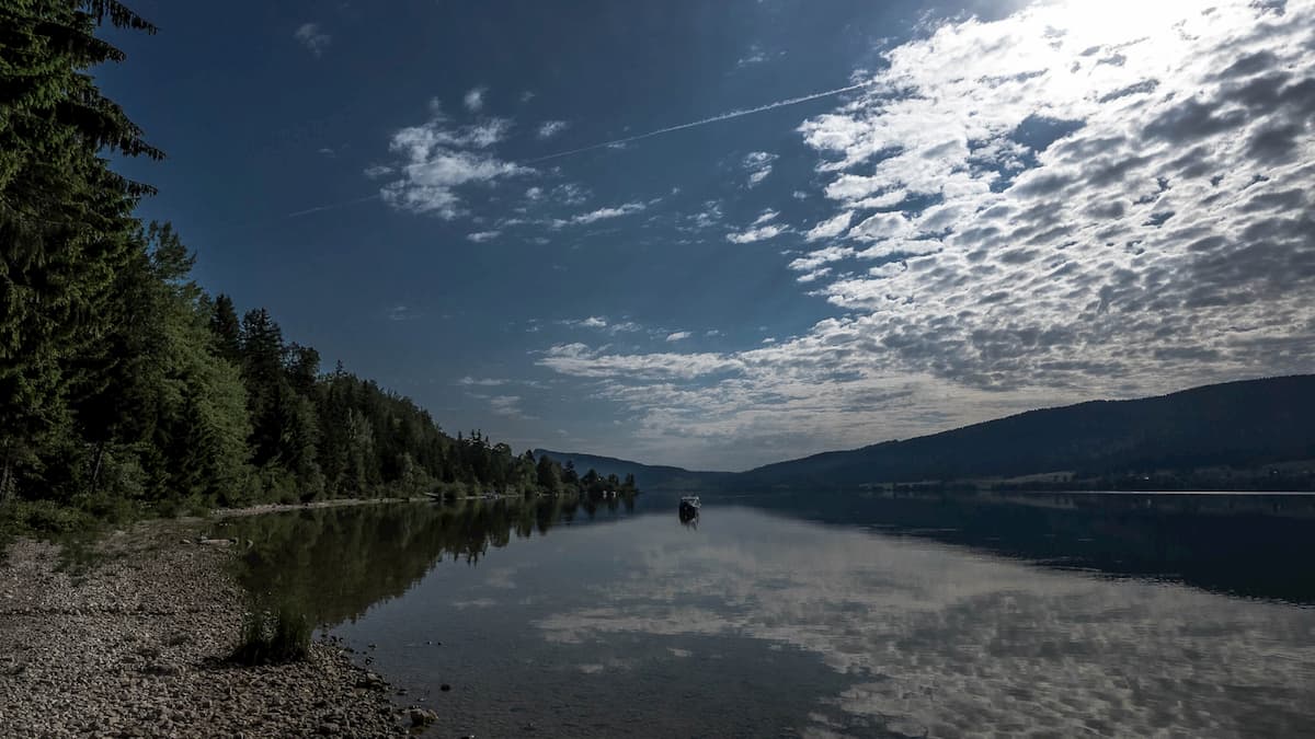 lac de joux spaziergang