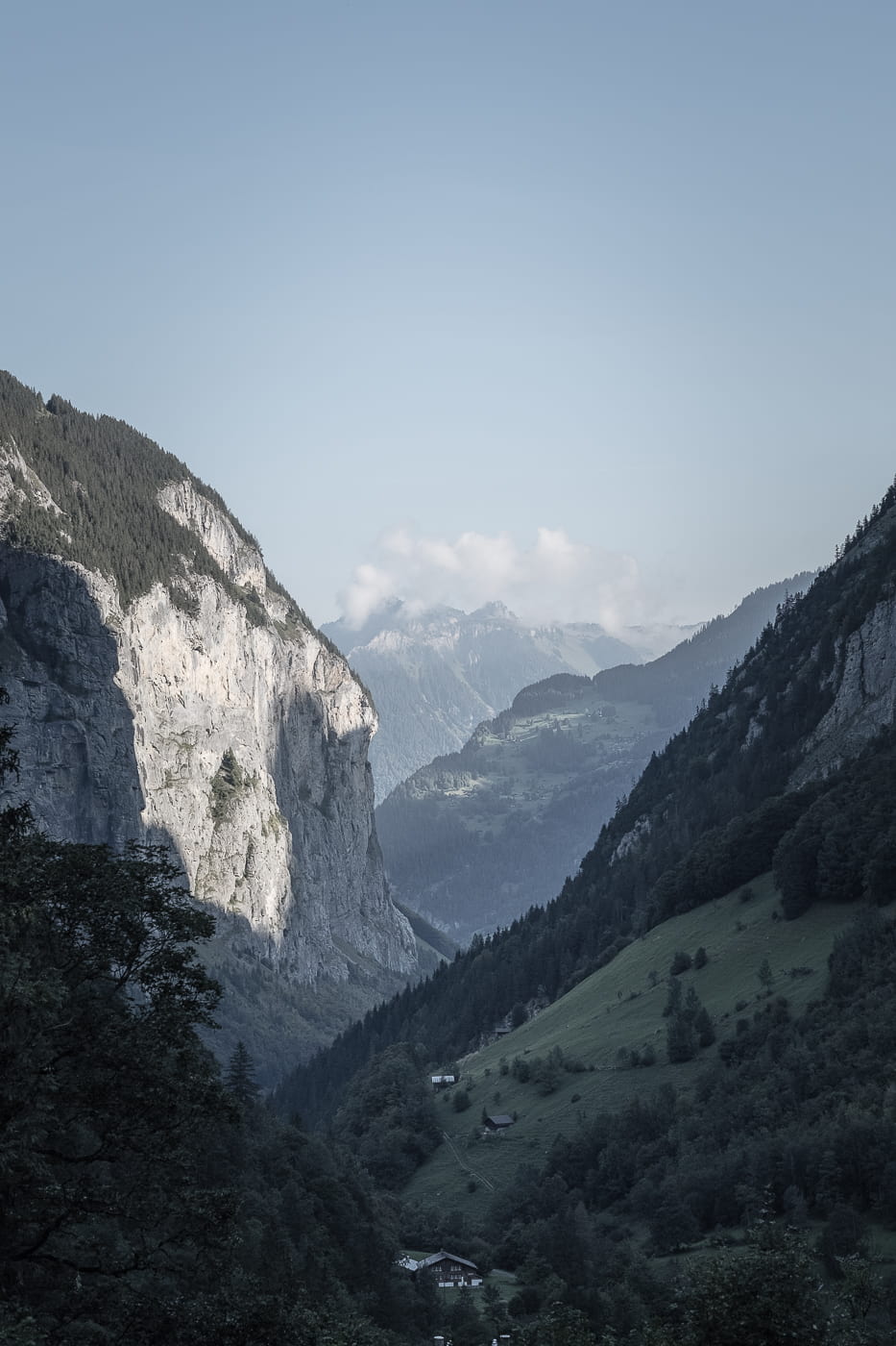 Lauterbrunnental von oben
