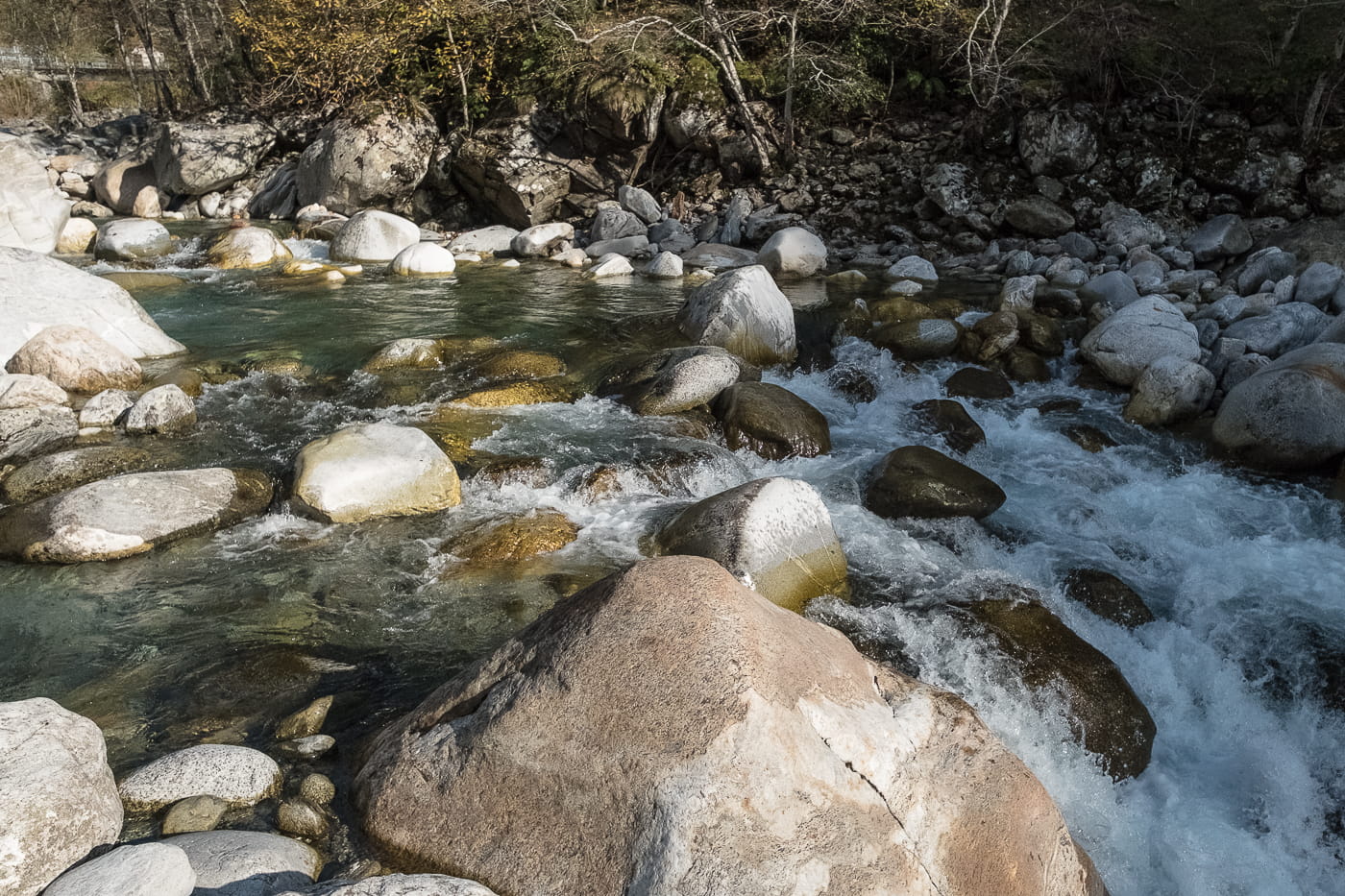 Maggia Fluss Tessin