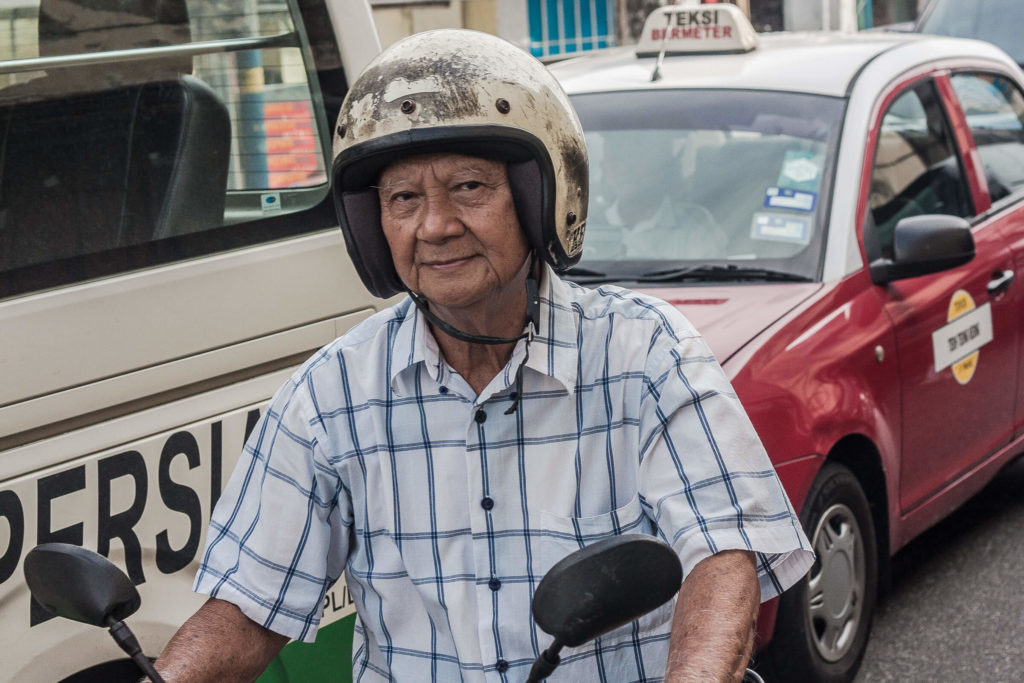 Old man in Georgetown Malaysia