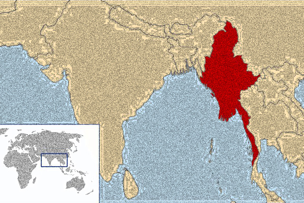 Map Burma