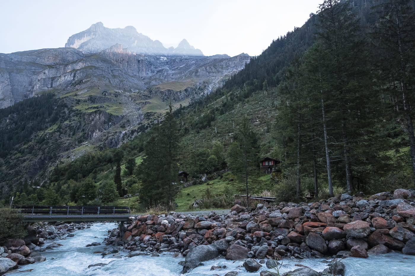 Morgenstimmung Hinteres Lauterbrunnental