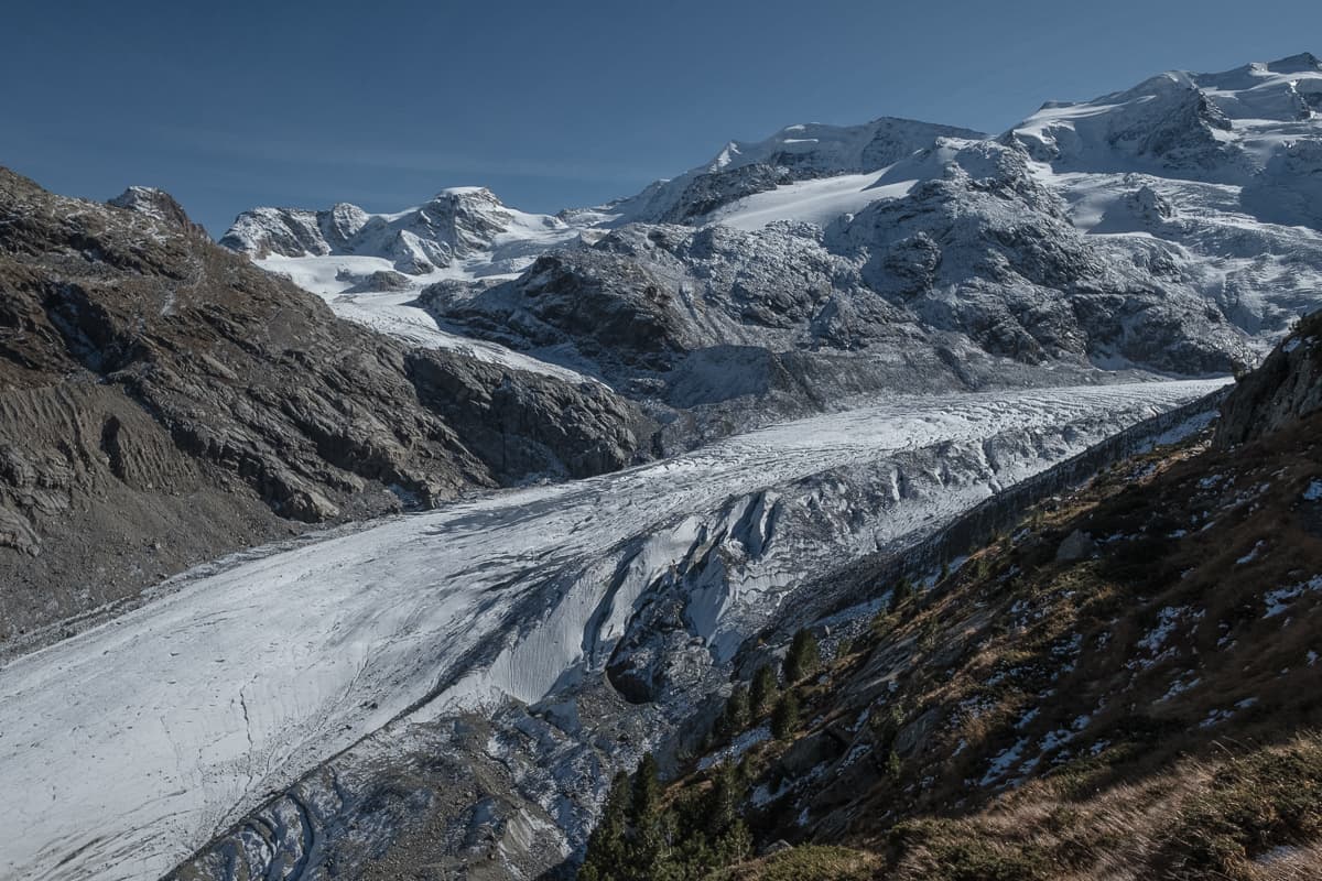 morteratschgletscher von oben