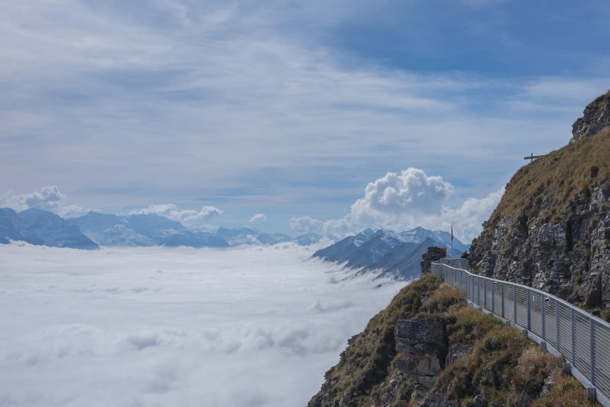 Wolkenmeer auf dem Niesen