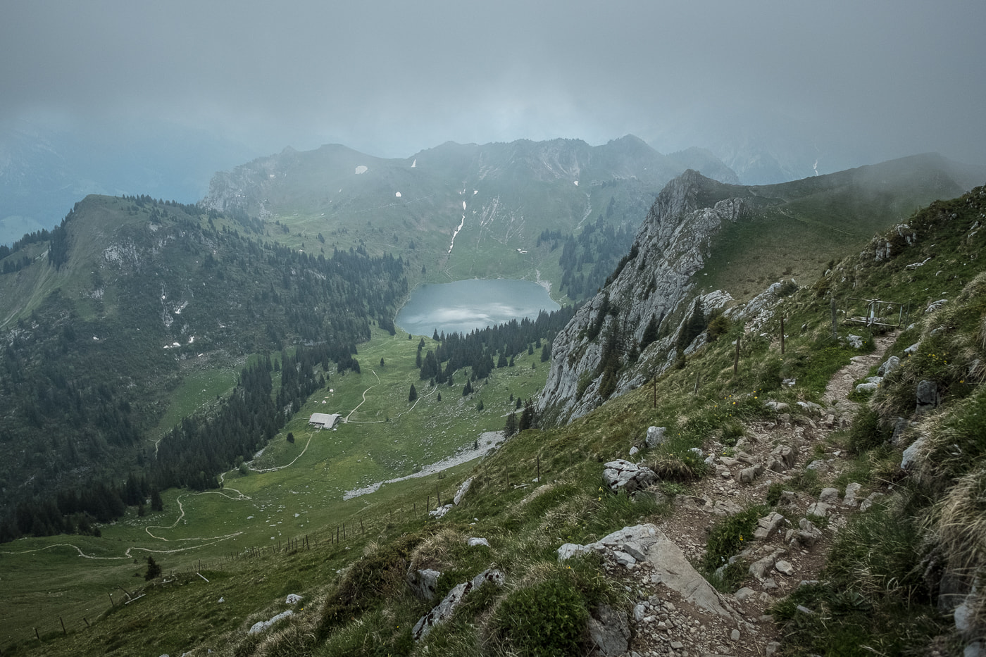 oberstockenensee von oben