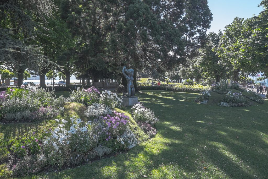 Park in Ouchy Lausanne